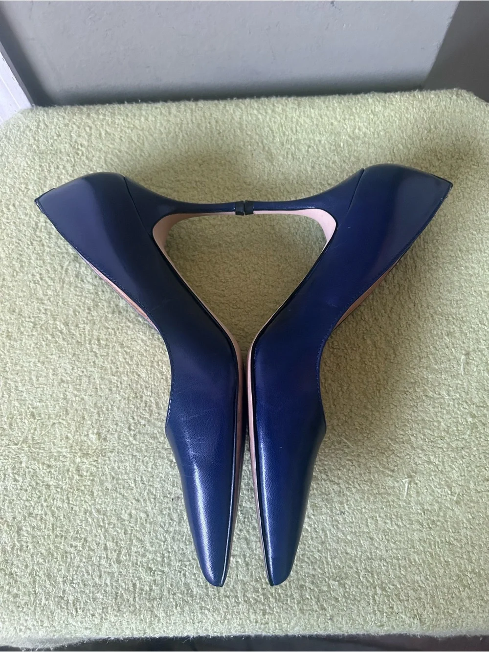 Ivanka Trump Navy Pointed-Toe Pumps Sz 8.5